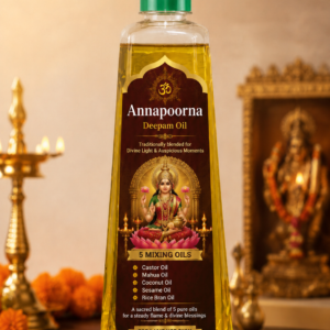Annapoorna Deepam Oil 1 Litre Back Label